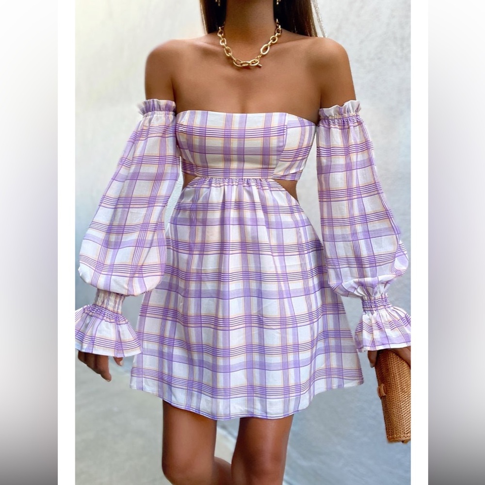 Pretty Seven Wonders purple sun dress worn once size XS